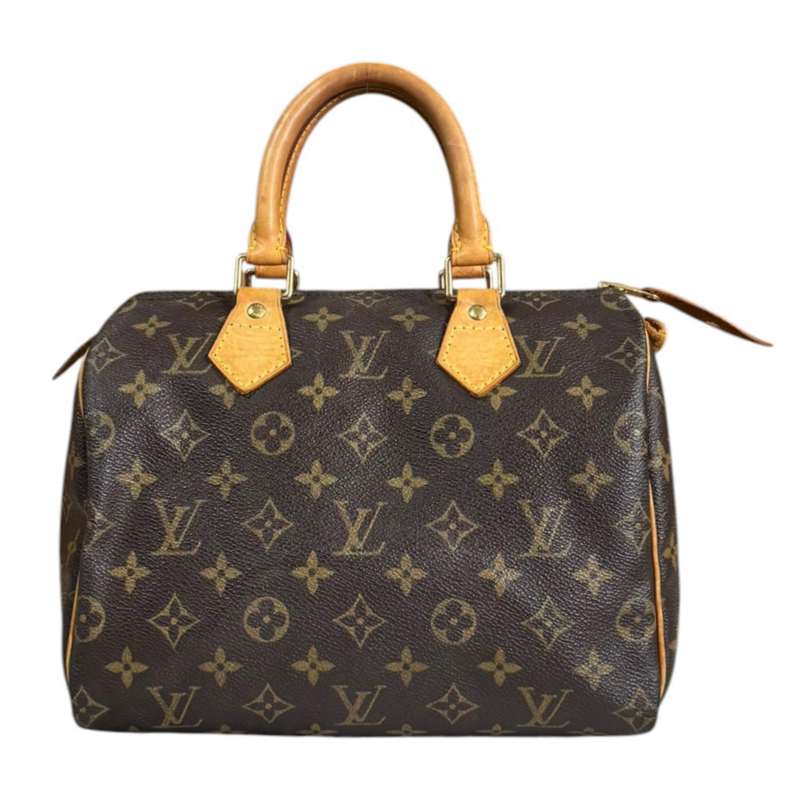ルイヴィトン スピーディ25 モノグラム ハンドバッグ モノグラムキャンバス M41528 ブラウン LOUIS VUITTON 中古
