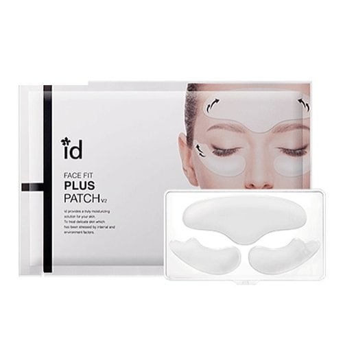 アイディー ID FACEFIT 目元 プラスパッチ V2 【4枚】 韓国コスメ シワ 目元 ほうれい線 ヒアルロン酸 パッチマスク アイケア 目元ケア