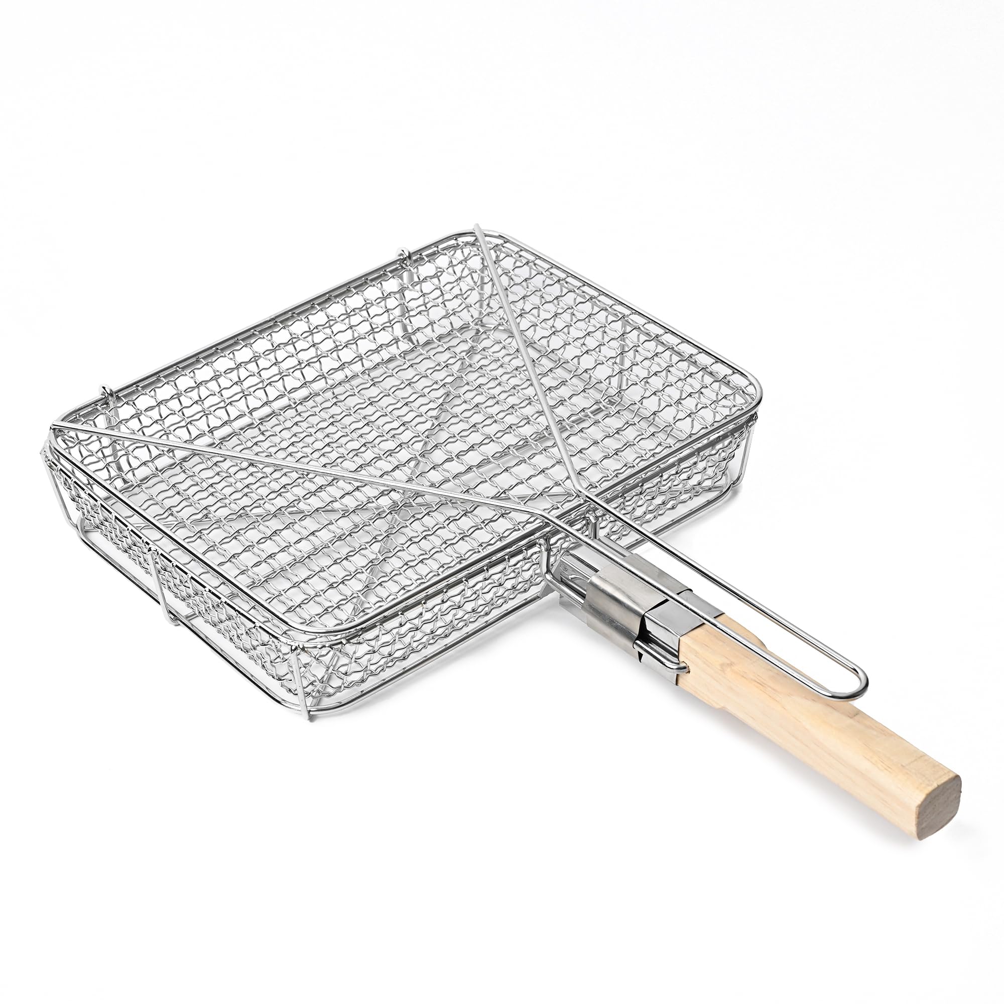 業務用 地鶏焼きステンレスグリル とり煎り用 網 (大) カセットコンロ＆炭火O.K.!! 焼き網 極太網