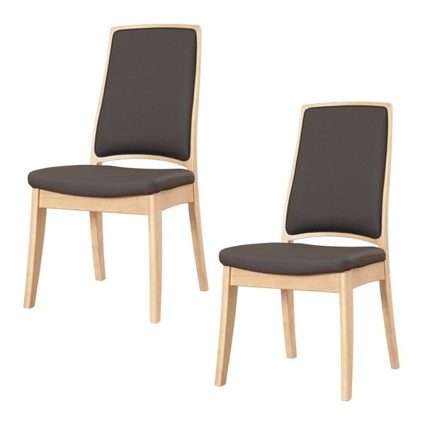 筑波産商 CCM4 031 ダイニングチェア 2脚 WH/FPGY メーカー直送