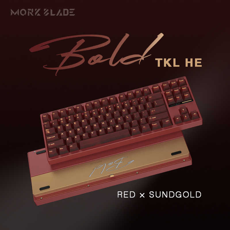 MORKBLADE　BOLD TKL HE SCARLET / SANDGOLD　MORKBLADETKLRD