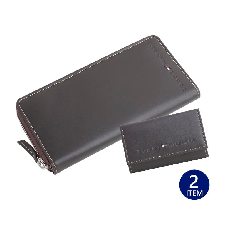 ラウンドファスナー長財布 キーケース セット レザー メンズ ギフト プレゼント 贈り物 新生活 31tl13x015 31tl17x005 BROWN