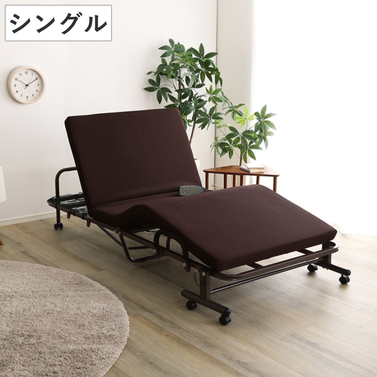 電動 リクライニングベッド シングル 折り畳み ベッド 角度調整 マットレス ベット 電動ベッド 電動リクライニング 折りたたみベッド 高床 コンパクト メッシュ 折りたたみ リクライニング