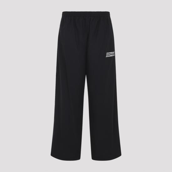 BALENCIAGA Men Straight Pants 857634 TPQ38 1000 BLACK