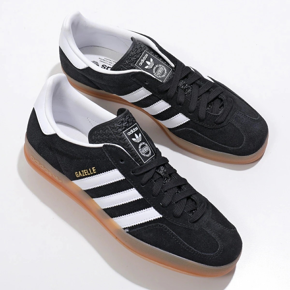 adidas Originals アディダスオリジナルス スニーカー GAZELLE INDOOR ガゼル インドア JI2060 メンズ ローカット スウェード 靴 CBLACK/FTWWHT/GU