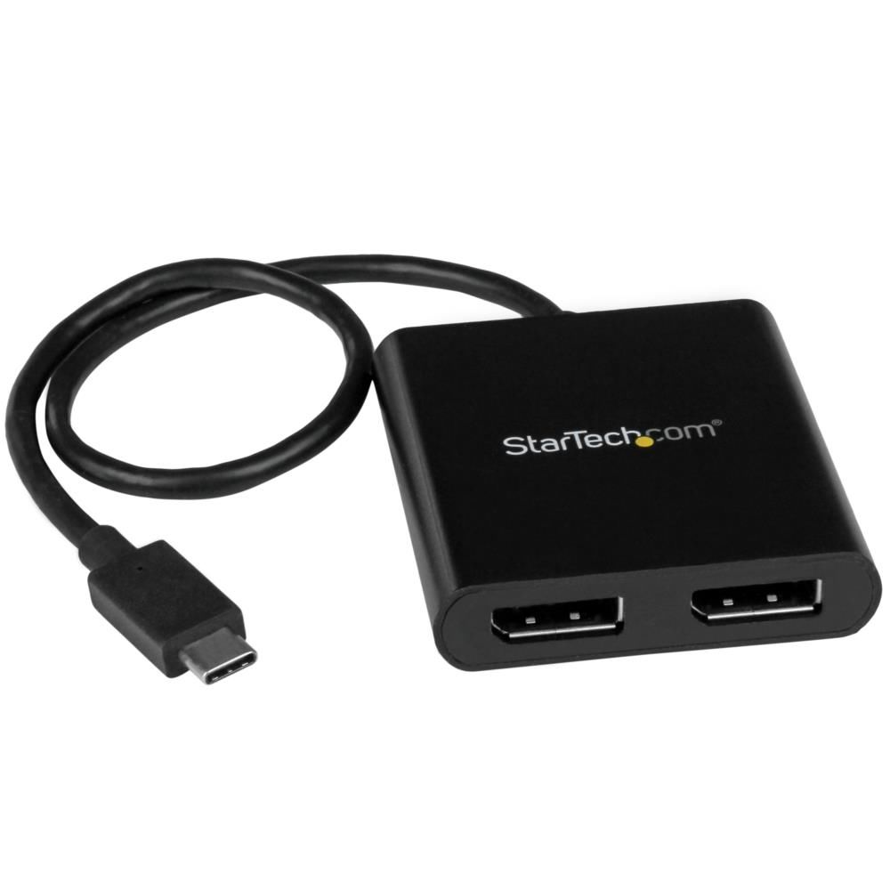 StarTech.com [MSTCDP122DP] USB-C-DisplayPortマルチモニタ