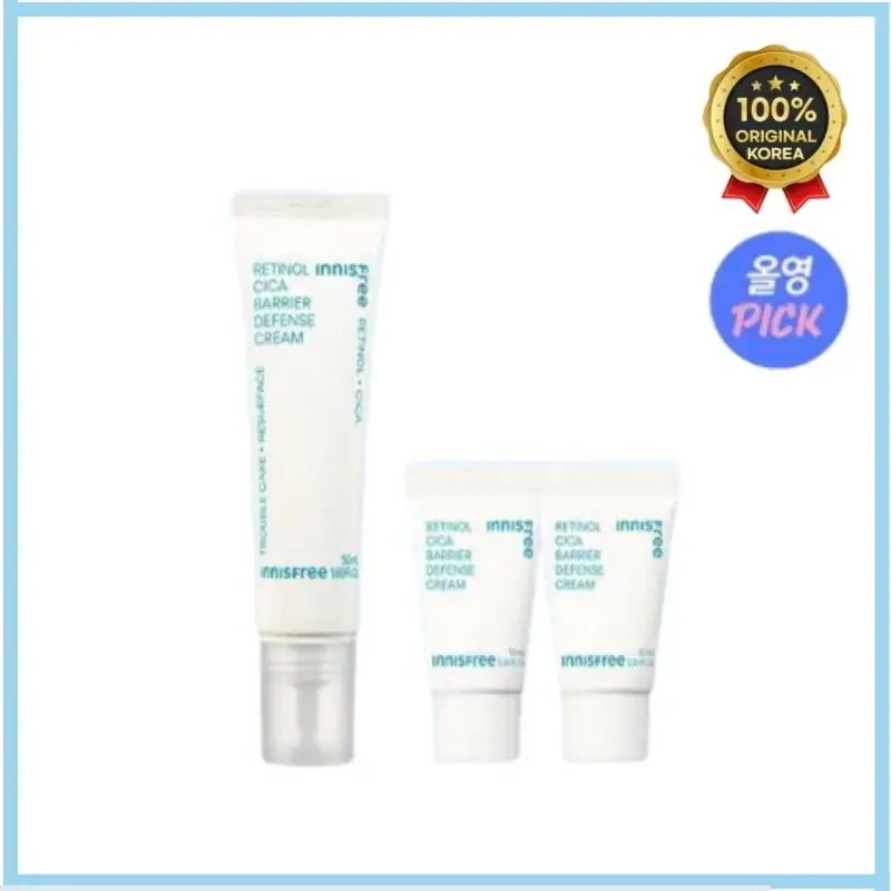 【公式正品】Innisfr** イニスフリ* レチノール シカ跡バリアクリーム 50mL 企画（+20ml） オリーブヤング企画 毛穴面積の改善