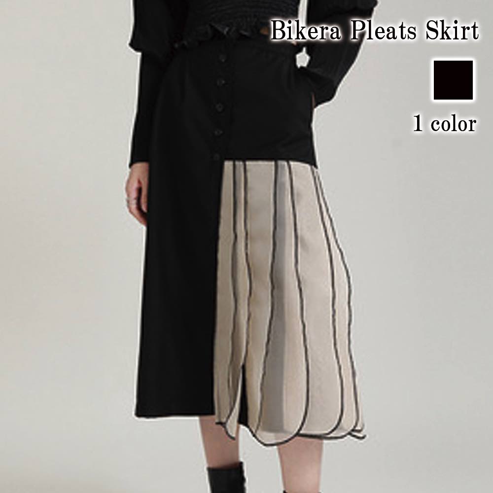 スカート レディース バイカラープリーツスカート ロング スカーチョ ゴルフウェア 冬 きれいめ 夏 タイトスカート パンツ フレアスカート カジュアル 膝丈 ニット スポーツ 40代 春 ひざ丈 プ