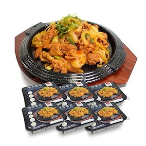 チェユクポックム 400g x 6個 韓国定番の豚肉甘辛炒め (美味しい) 韓国料理 韓国食品 お取り寄せグルメ 冷凍食品 韓国グルメ ミールキット メガ割