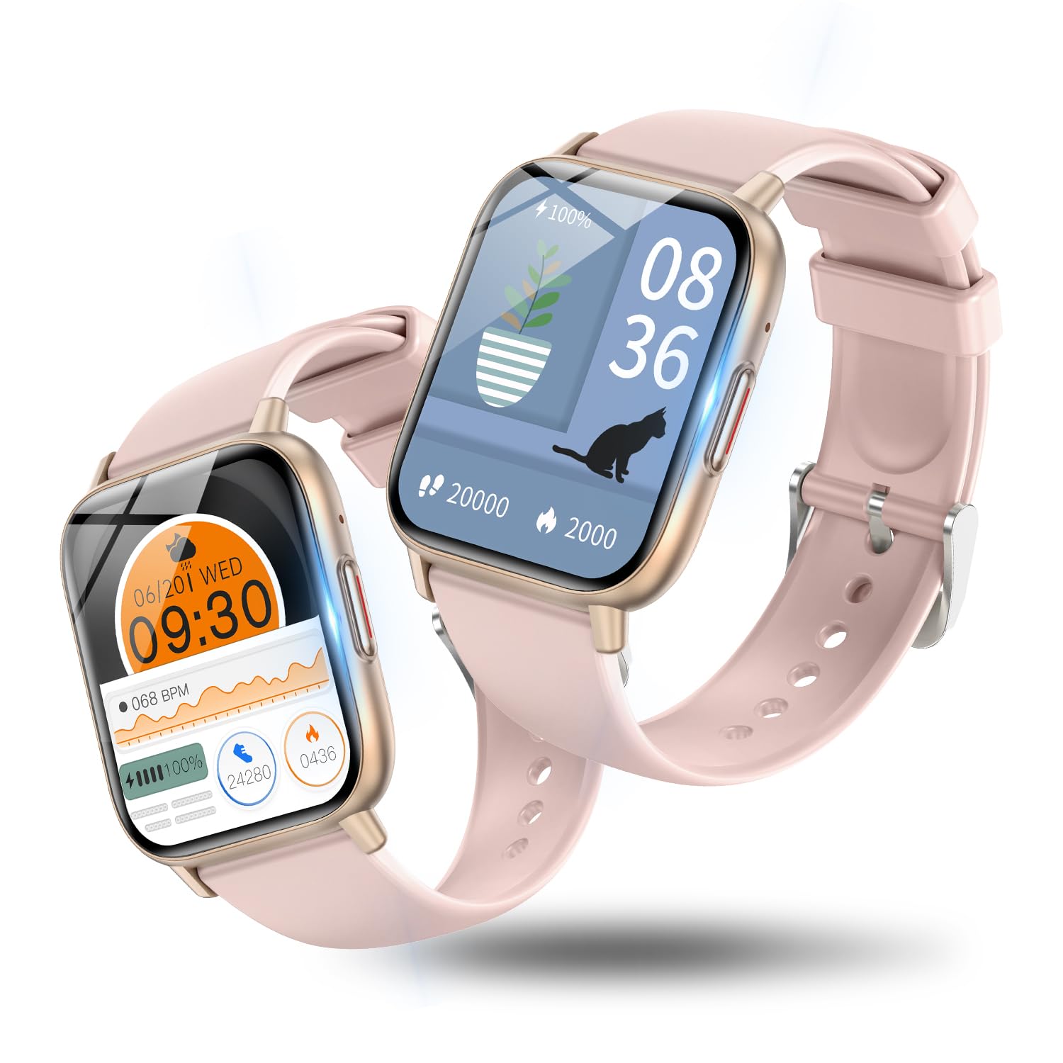 スマートウォッチ 多種機能付き 【2024年度 先行発売】Newluck スマートウォッチ Bluetooth5.3通話機能付き 1.85インチ大画面 Smart Watch スマートウォッチ アンド