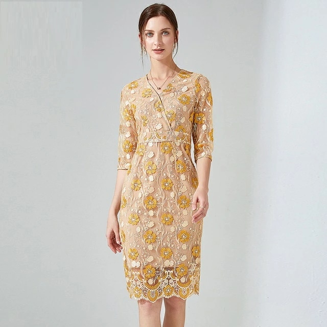 【NEWカラー追加】L～6L1色ゴールド 大きいサイズ ドレス トップス ワンピース ワンピ パーティードレス パーティーワンピ 結婚式 二次会 お呼ばれ インスタ 撮影 アイドルクラシカル系