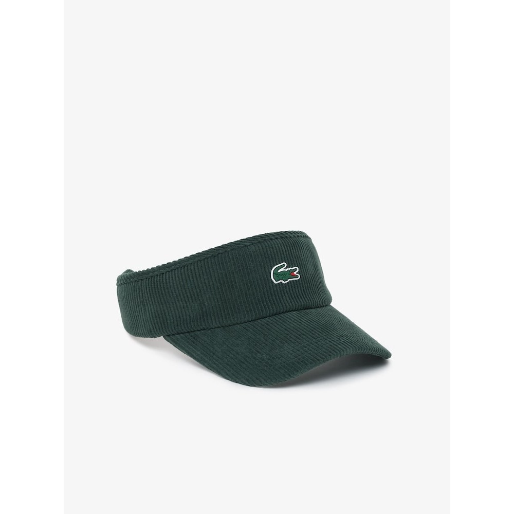 ラコステパブリックゴルフコーデュロイサンバイザー RK345E-54N YZP Q2NRK345E-54NYZP