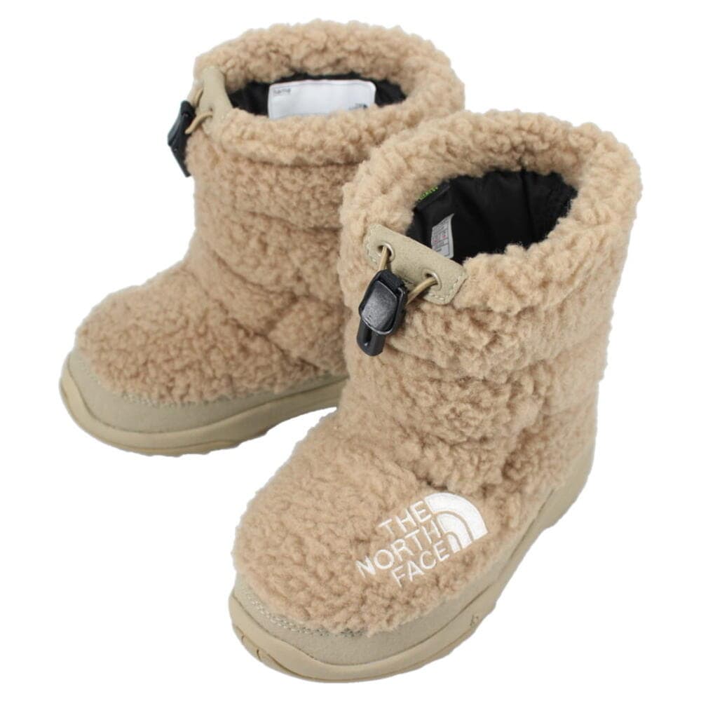 正規品 子供 ブーツ キッズ ヌプシ ブーティ 7 フリース K Nuptse Bootie 7 Fleece ケルプタン/ケルプタン NFJ52373 KT 14～22cm