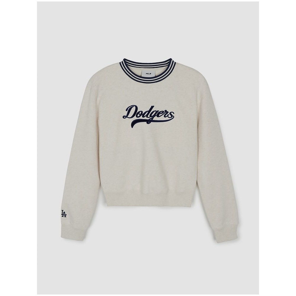 MLB 女性用バーシティカルシブクロップスウェットシャツ LA (バーシティ) QHHC3FMTV0344-07OTS