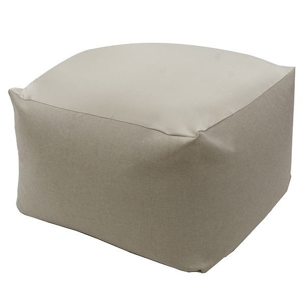 カバーリングビーズクッション Lサイズ ベージュ