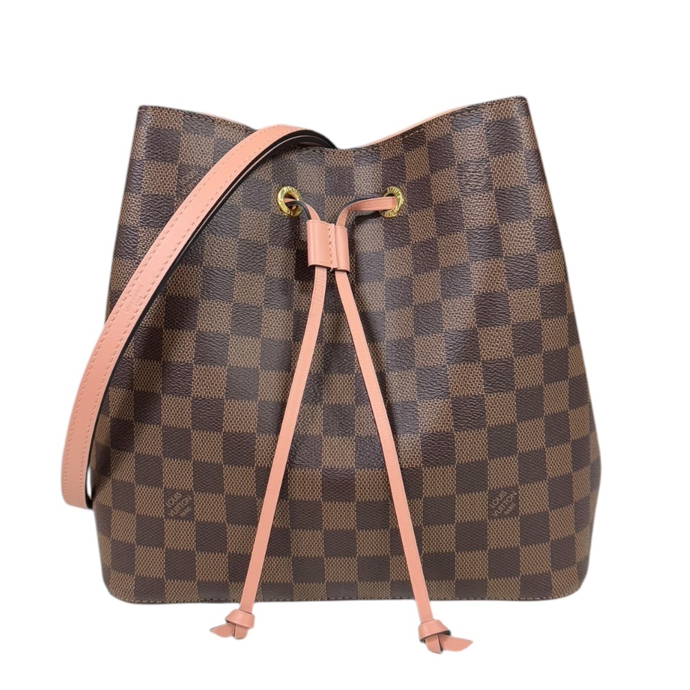 ルイヴィトン ネオノエ ダミエ ショルダーバッグ ダミエキャンバス N40198 ブラウン LOUIS VUITTON 中古 美品