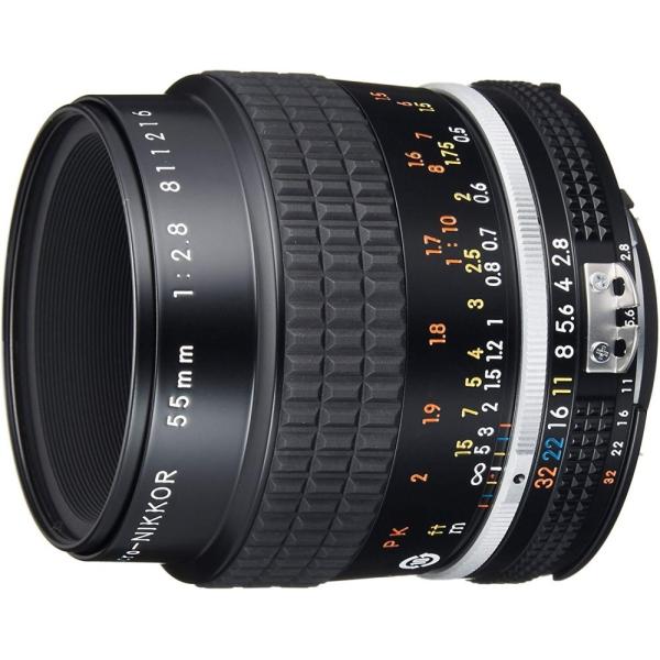 【中古】ニコン Nikon 単焦点マイクロレンズ AI マイクロ 55 f/2.8S フルサイズ対応