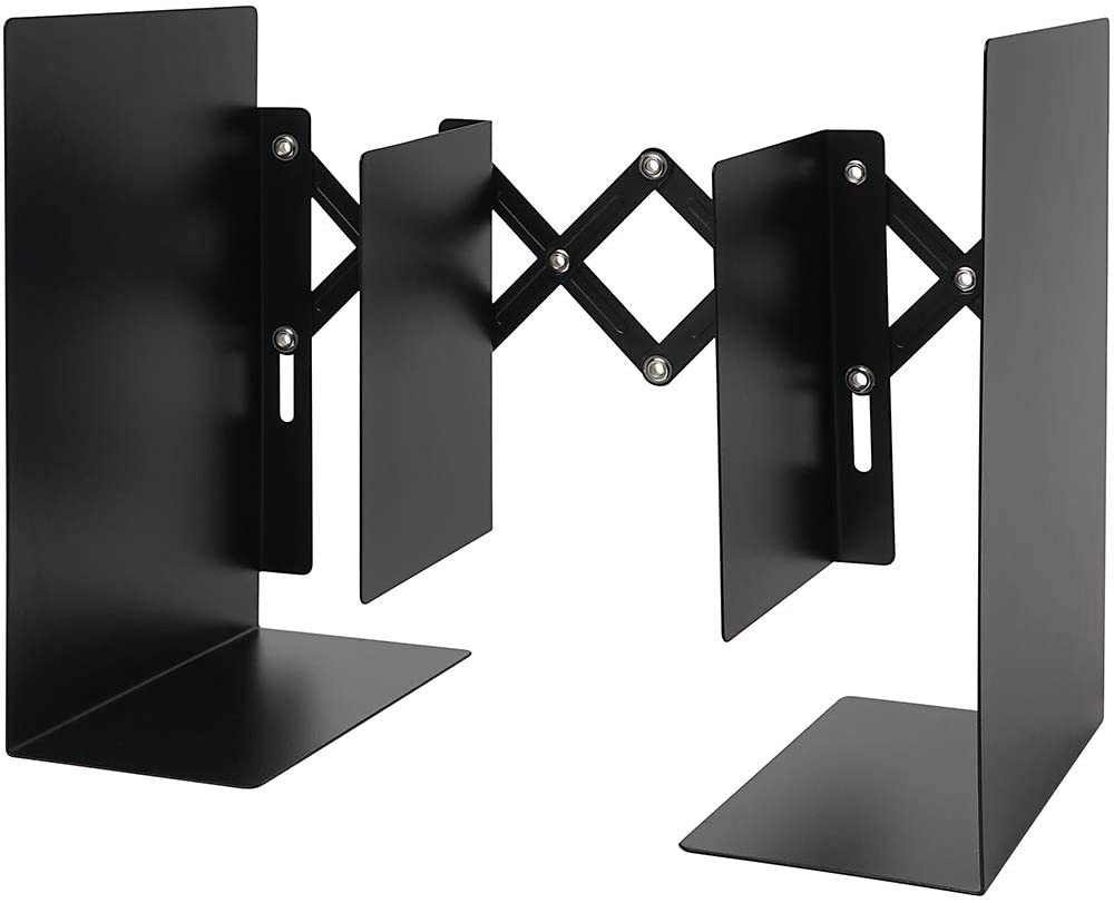 （まとめ買い）ブックエンド ブラック ALB-77-K [x3]