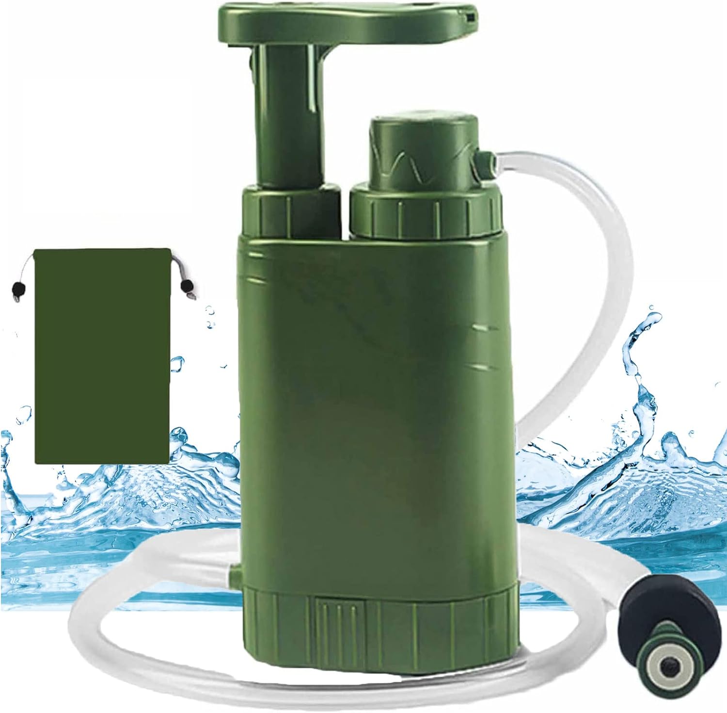 お安く提供2025新品アウトドアキャンプ浄水器4500L-携帯浄水器浄水器濾過器サバイバル用浄水システム0.01umフィルターシステムミニ浄水器水ろ過サバイバルアウトドア濾過器浄水ボトル99.999