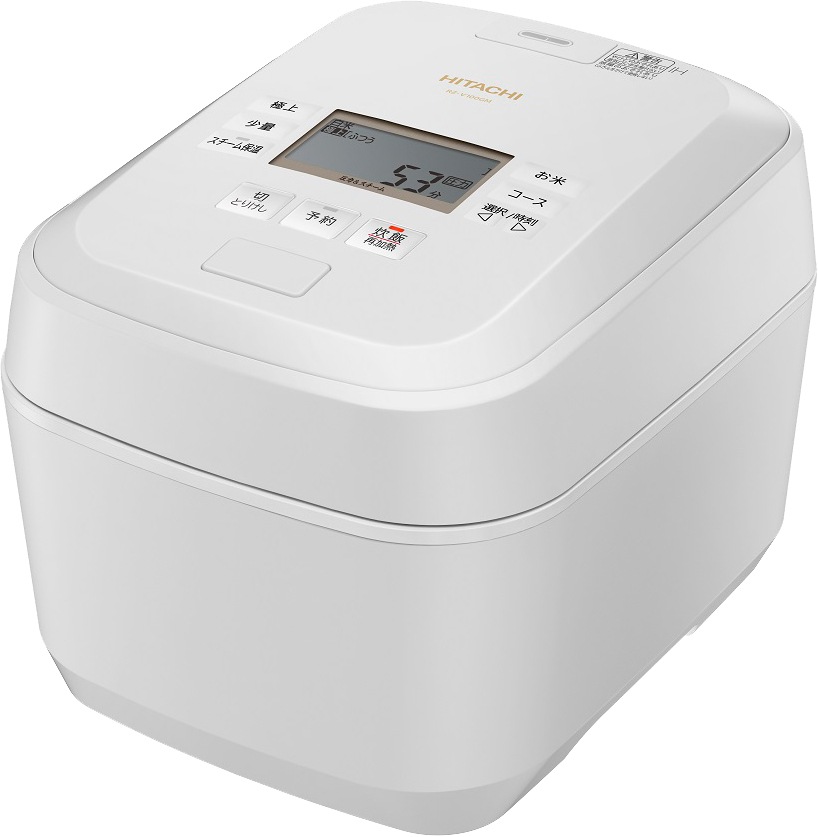 甘みと粒立ち　ふっくら御膳炊飯器 5.5合炊き　RZ-V100HM（W,K）　圧力スチーム