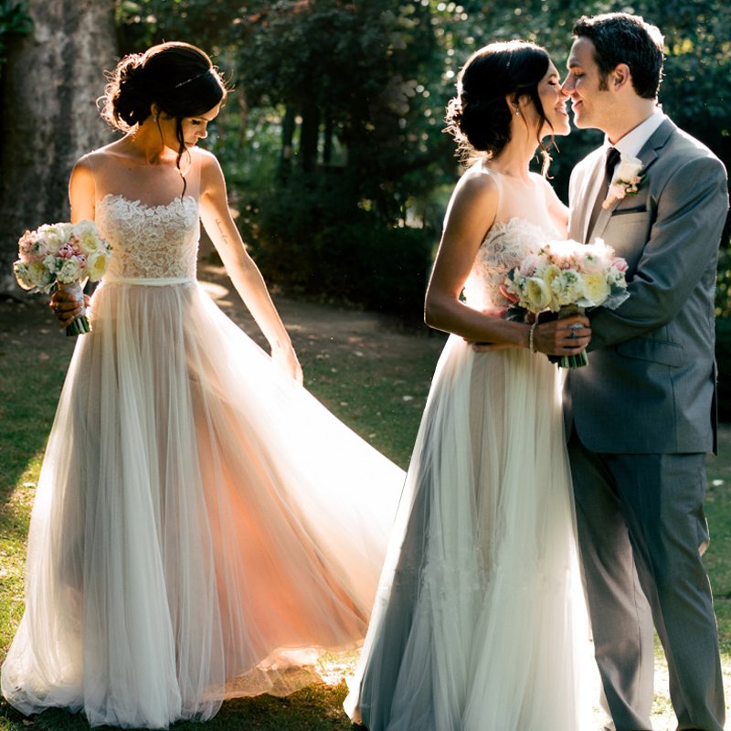 ウエディングドレス 袖あり ウェディングドレス 二次会 ドレス 花嫁 Aライン 白 ワンピース 結婚