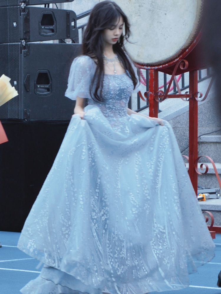 【2枚購入で 3oo円OFF！】ドレス2025バンケットホスト気質アート試験大人ギフトパフガーゼスカート