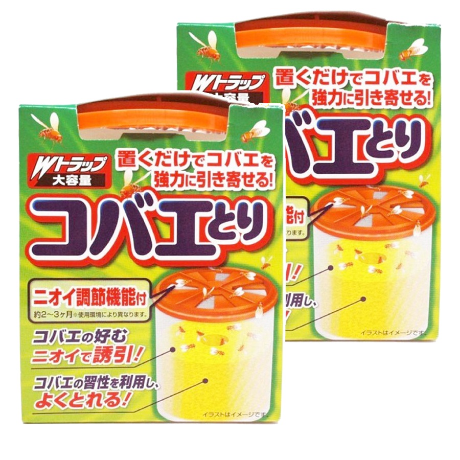 Qoo10] Wトラップ コバエとり 大容量 2個セッ : 日用品雑貨