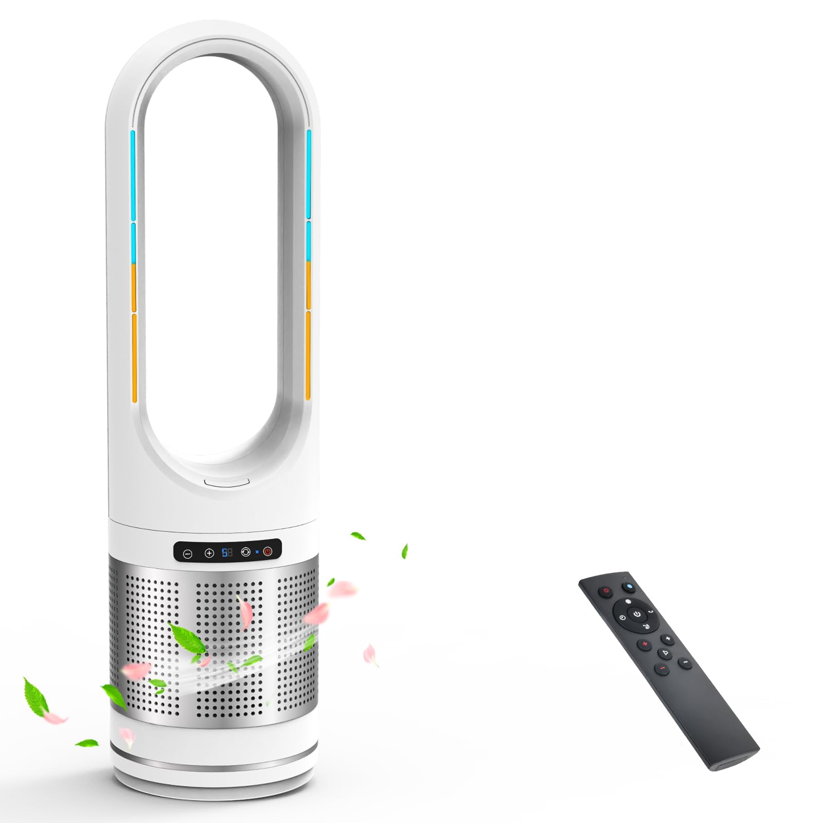 【2025最新進化・冷暖両用・空気清浄】扇風機 タワーファン 空気清浄機 【花粉&ペットの毛&ニオイ対策】羽なし扇風機 8段階冷風・3段階暖風切替 大風量100左右首振り 9H切タイマー DCモータ 19,799円