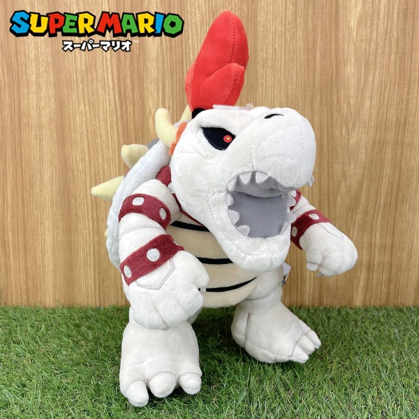 Qoo10] スーパーマリオ ぬいぐるみ ほねクッパ