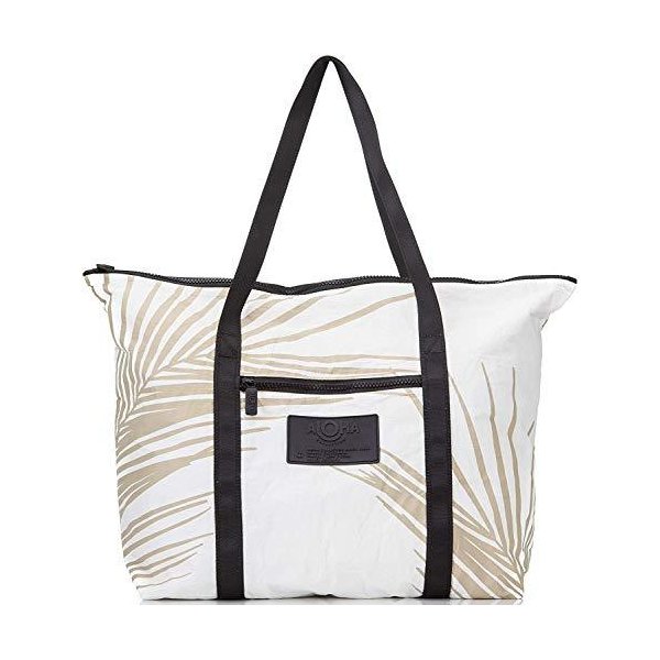 ALOHA Collection Fronds Zipper Tote in Sand 並行輸入品