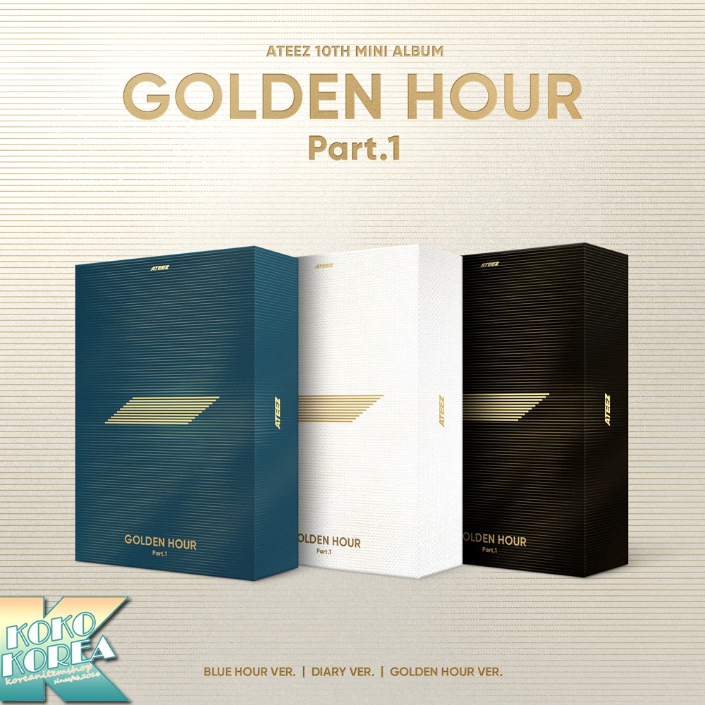ATEEZ - ミニ 10集 [GOLDEN HOUR : PART.1] 3種セット