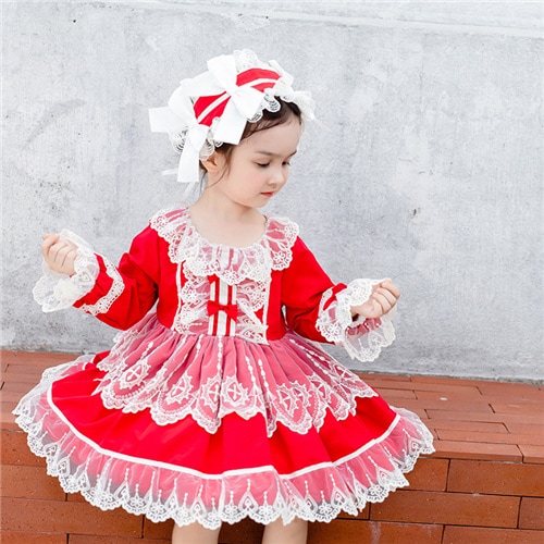 子どもドレス ロリータドレス ワンピース プリンセスドレス