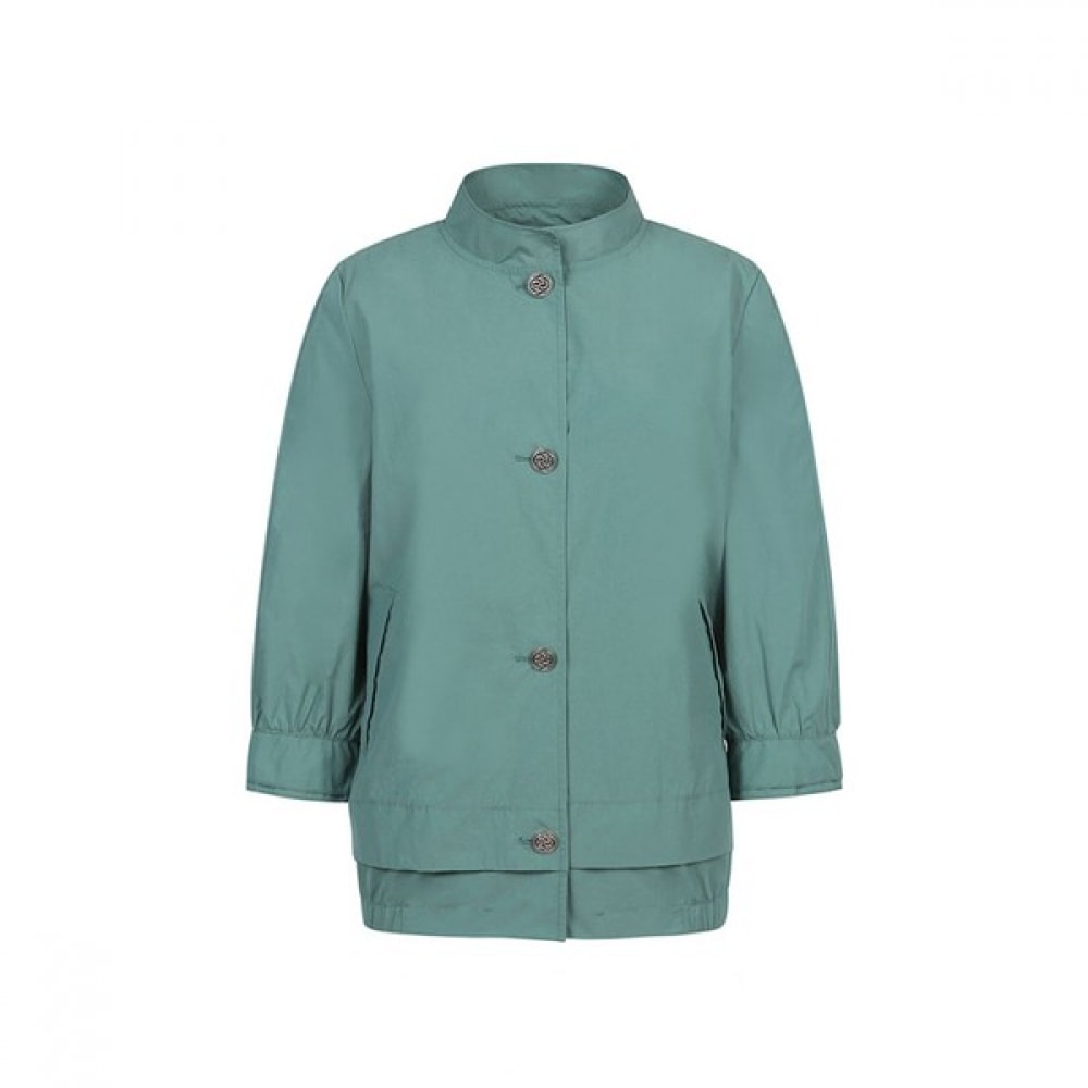 [クロコダイルレディ] グリーンドローストリング3/4スリーブジャンパーCLCMJP101