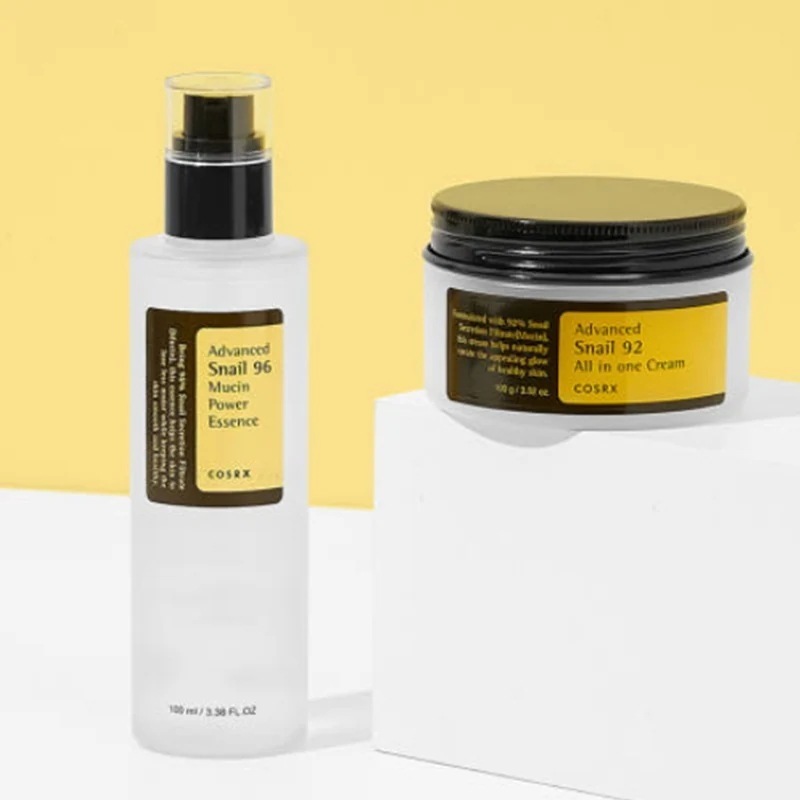 アドバンスド スネイル96 ミュージン パワーエッセンス 100ml＋スネイル92 オールインワンクリーム 100g 2種セットスネイル96エッセンス＆92クリーム セット