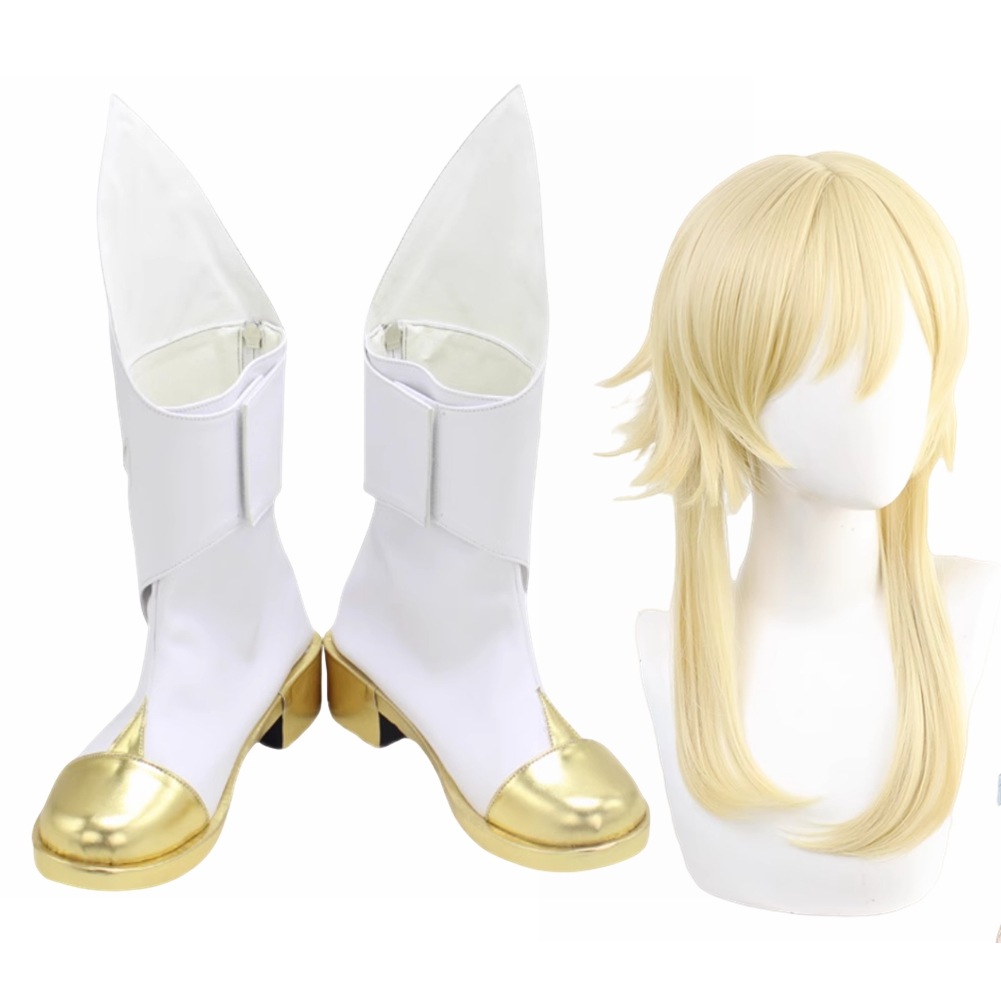 主人公 蛍 コスプレ靴 ブーツ ウィッグ付き コスプレ 演出服 アニメ 祭り ハロウィン クリスマス 学園祭 文化祭 仮装