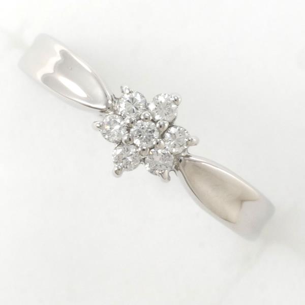 PT900 プラチナ リング 指輪 10号 ダイヤ 0.14 総重量約2.9g  