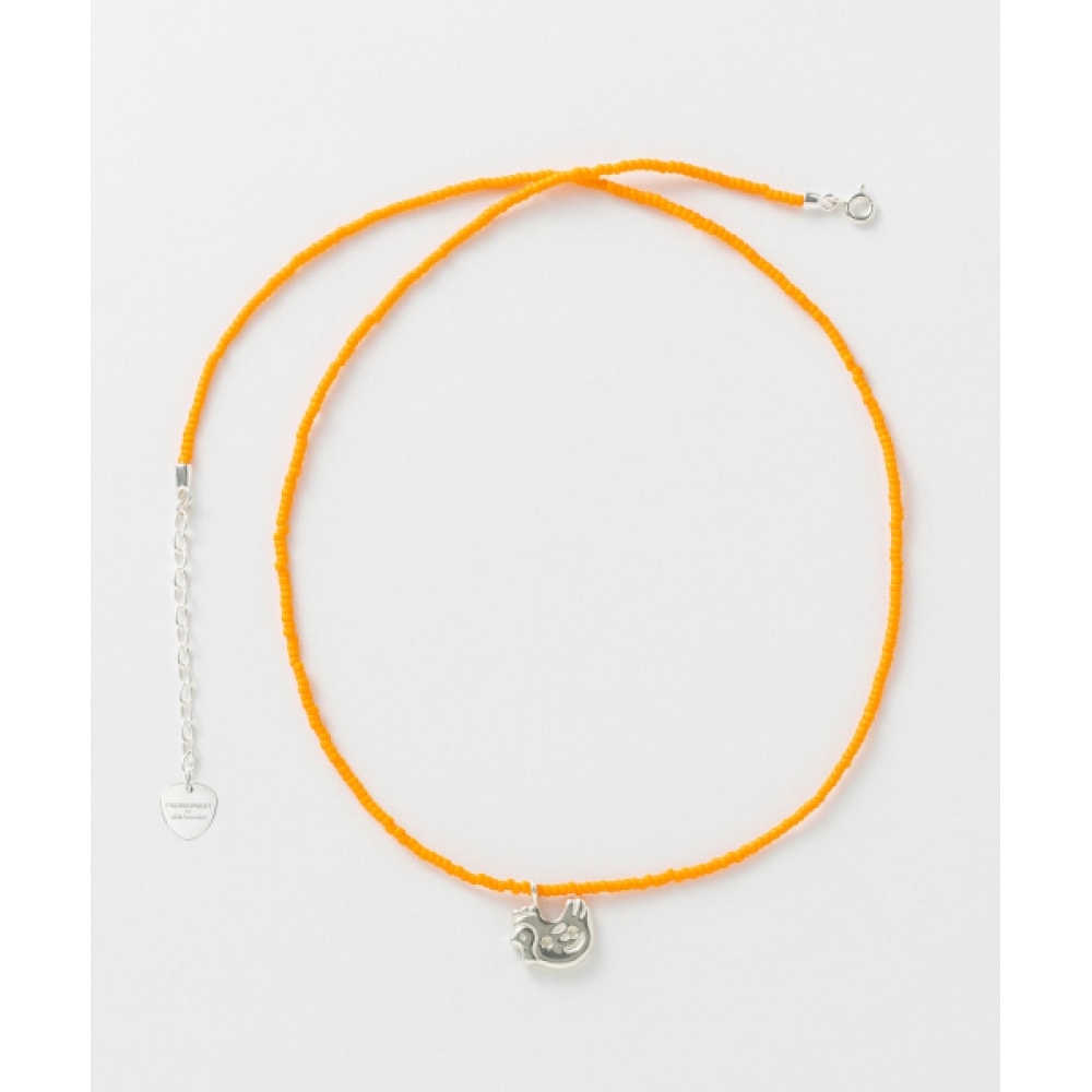 SICKFUMEDOT 12띠쿠키 ネックレス - オレンジ & イエロー (54カラー) Medium