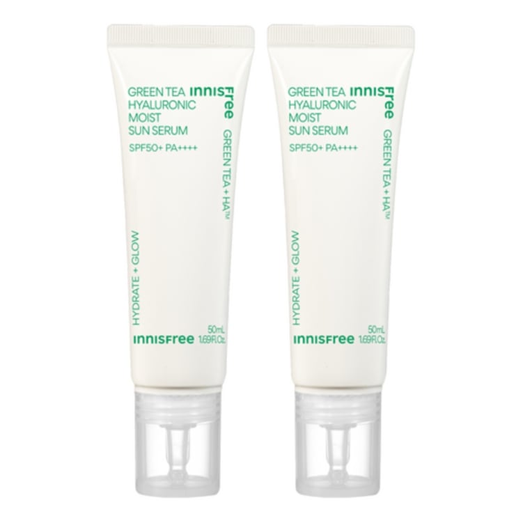 グリーンティー ヒアルロン酸 水分 サンセラム SPF50+ PA++++ 50ml +50ml