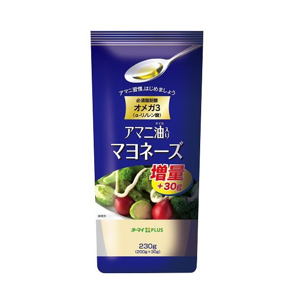 オーマイ PLUS アマニ油入マヨネーズ 200g 12 メーカー直送その他