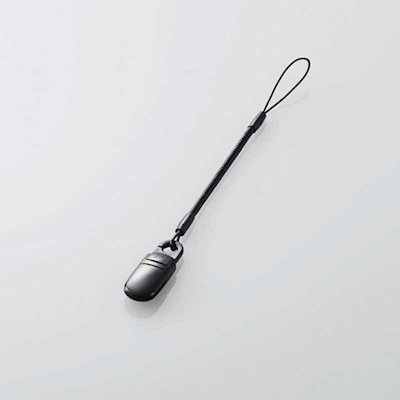 他サイト： エレコム P-STCP30BK スマートフォン用ストラップ クリップ（樹脂）30cm ブラック PSTCP30BKの商品画像