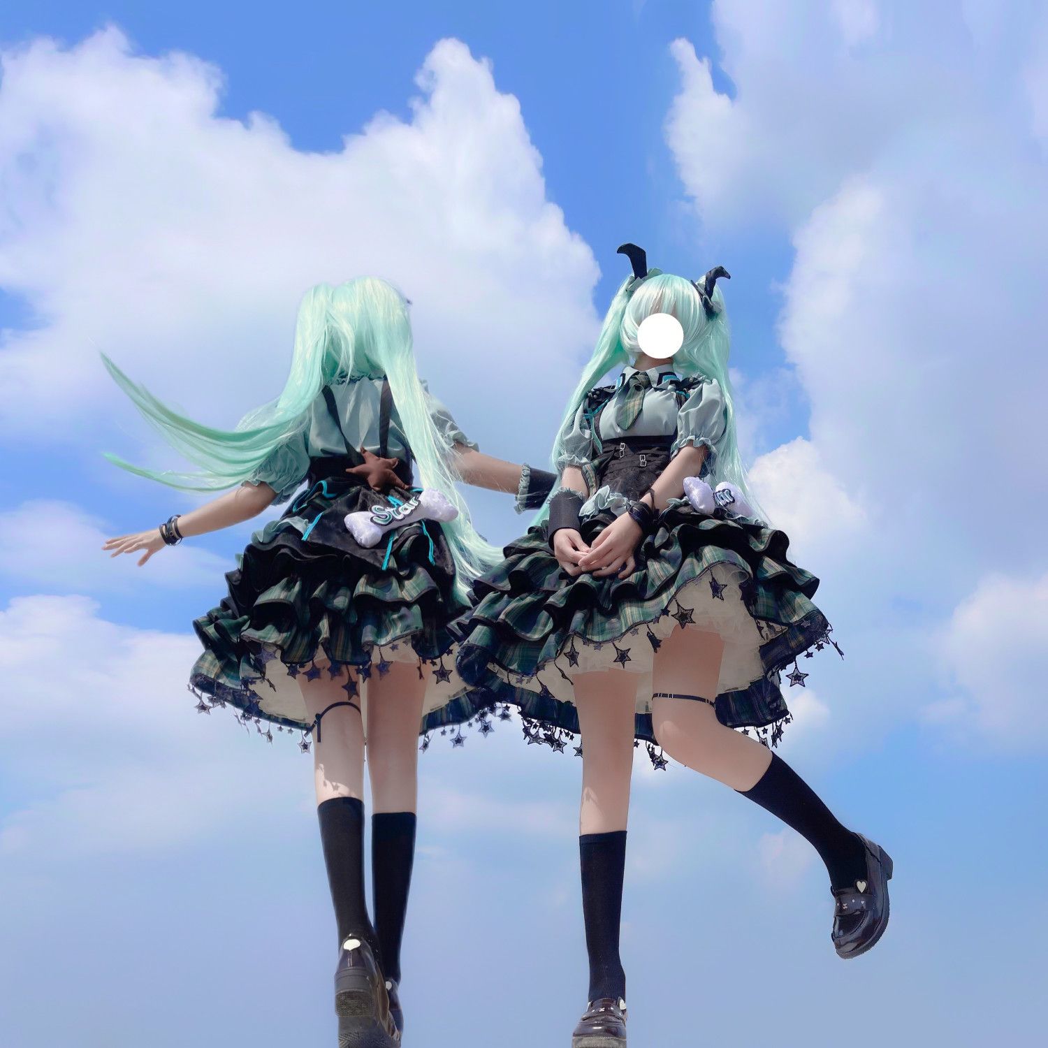 久命猫初音ミクcos服のイメージモデル