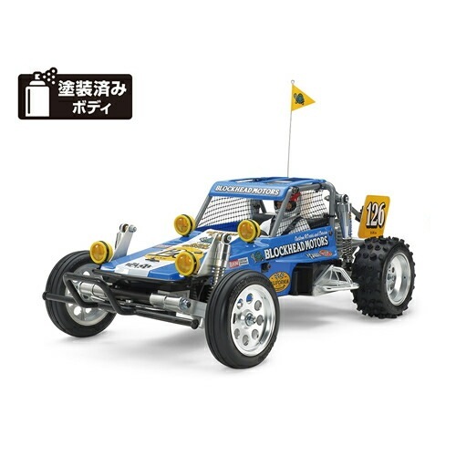 タミヤ【ラジコン】電動RCカーシリーズ No.695 1／10RC ワイルドワンオフローダー BLOCKHEAD MOTORS 58695 H-4950344586950【コントローラー 別売】