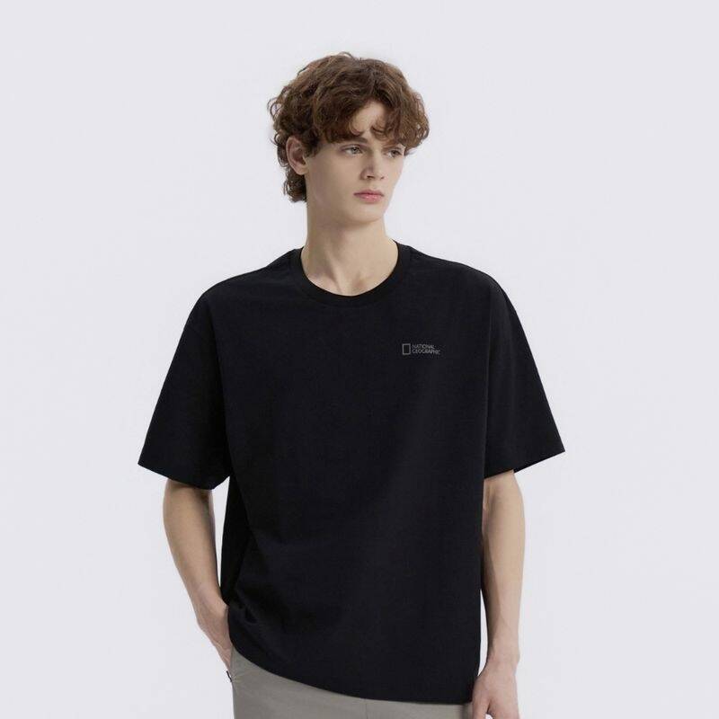 ナショナルジオグラフィック NATIONALGEOGRAPHIC N262UTS240 クラズ セミオーバーフィット 半袖Tシャツ BLACK N262UTS240099 420112