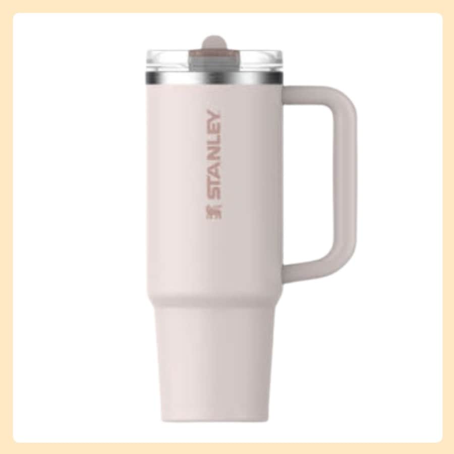 [正規品] クエンツァ プロツアー フリップ ストロー タンブラー 1.18L (ローズクォーツ)