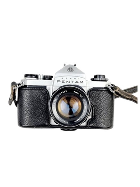 【動作未確認/ジャンク品】 pen tax フィルムカメラ(ケース付き)