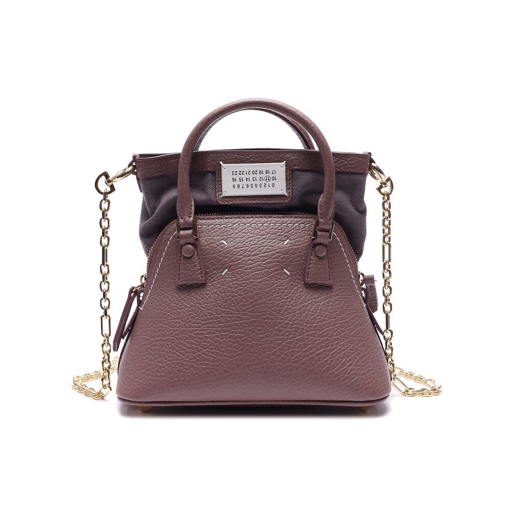 メゾンマルジェラ [メゾンマルジェラ] 22FW レディース 5AC ナンバリングロゴパッチトートショルダーバッグ (S56WG0081_P4455_T5071_22F) PVOS56WG0081P4