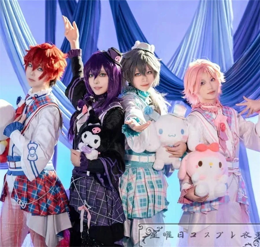 ES あんさんぶるスターズ サンリオコラボ 天城一彩 礼瀬マヨイ 椎名ニキ 桜河こはく コスプレ衣装 コスチューム 11,746円