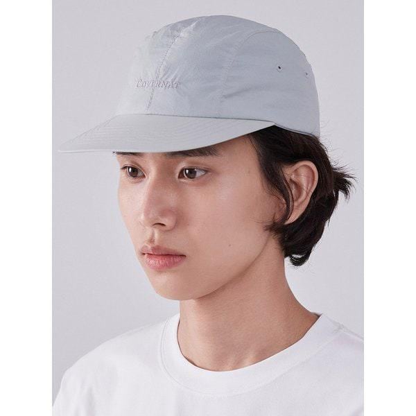 ナイロンワッシャーダックキャップ グレー