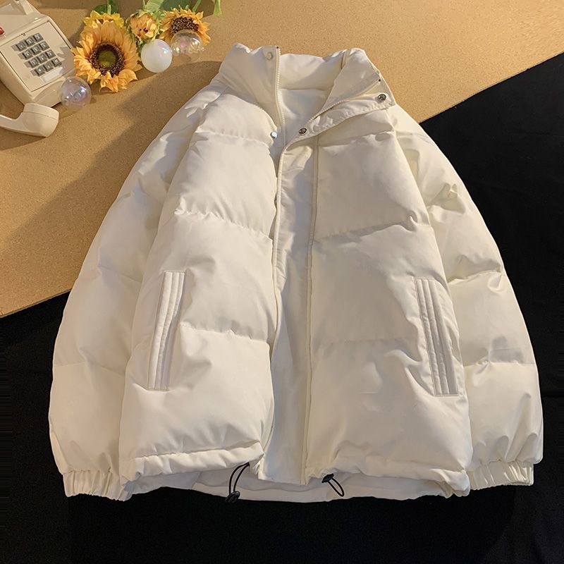 激安新入荷人気2025INS大人気 新作 アメリカ ファッション 冬 保温 メンズ 中綿ジャケット ニュースタイル スタンドカラー 純色 ダウンコート