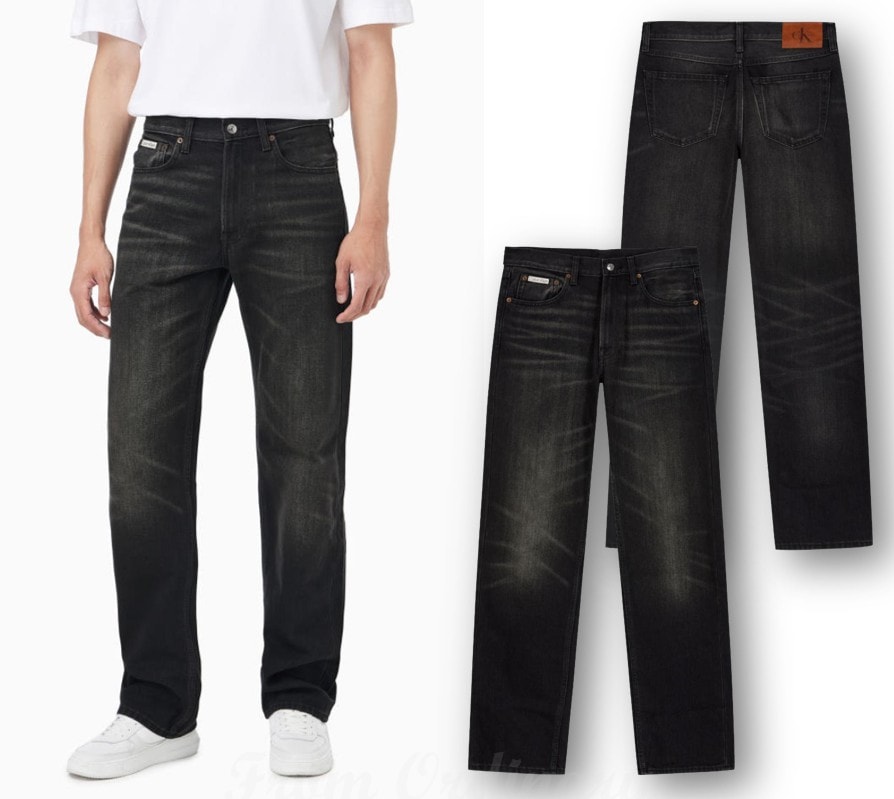 90s Straight Fit Black 37.5 Jeans (4RD745G-ZYD)